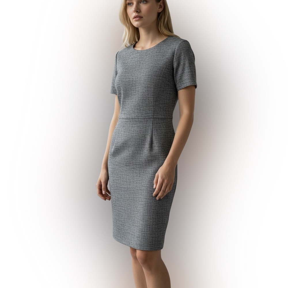 Banana Republic Classic Sheath Dress Grey